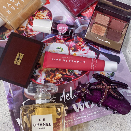 Starfish Claw Clip in Deep Purple