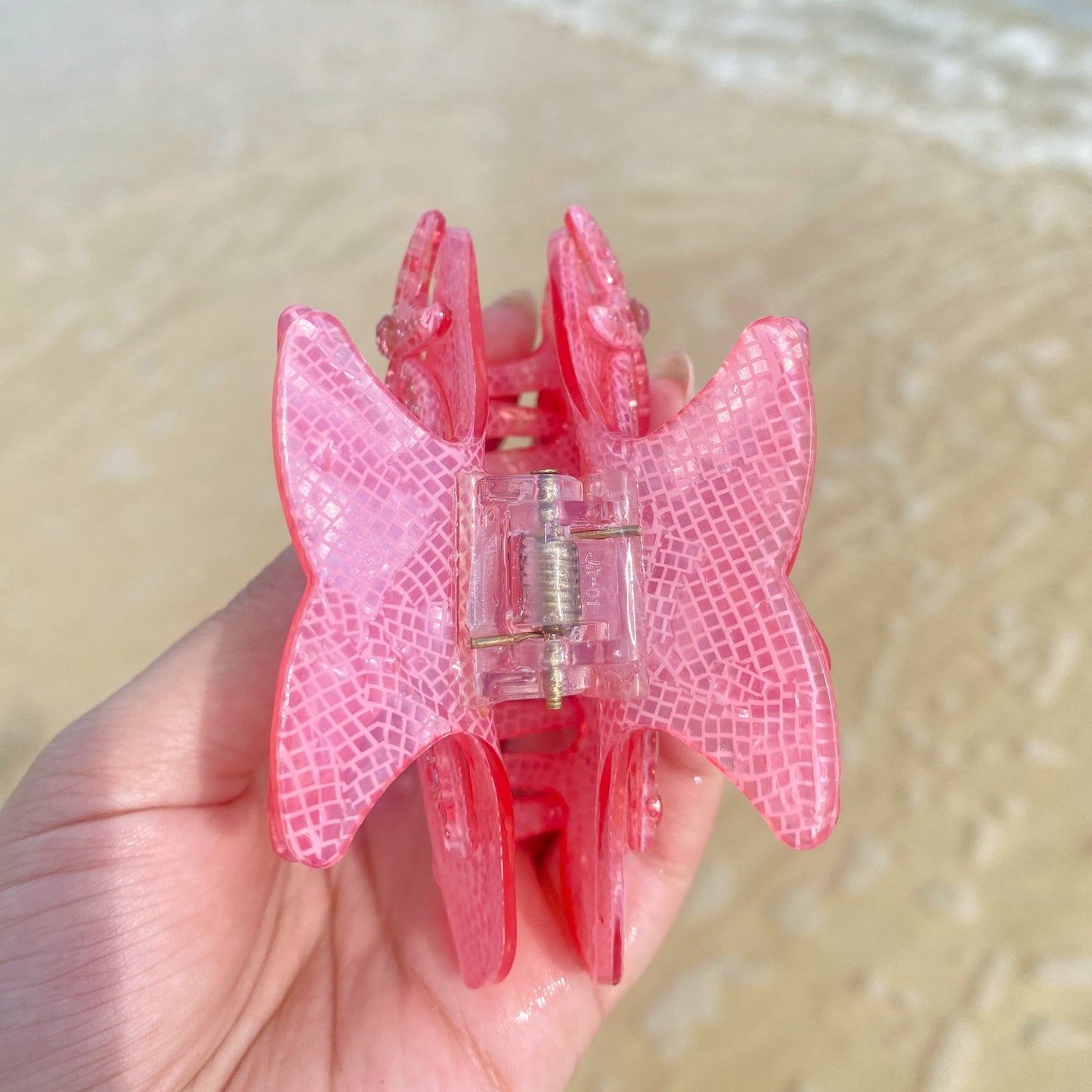 Starfish Claw Clip in Cotton Pink
