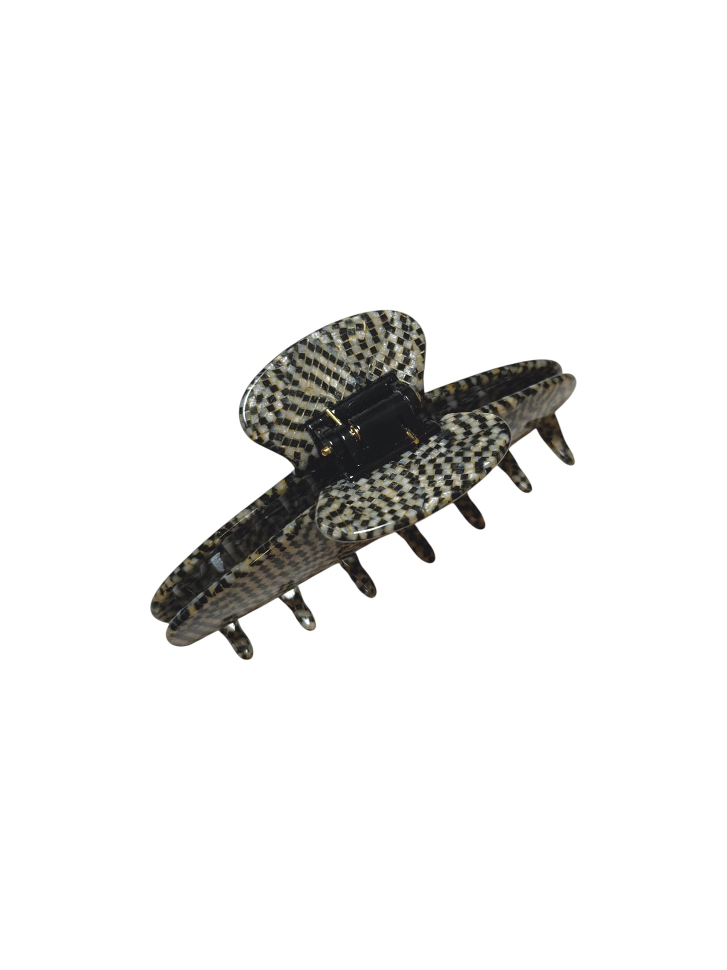 Claw Clip in Oyster Check