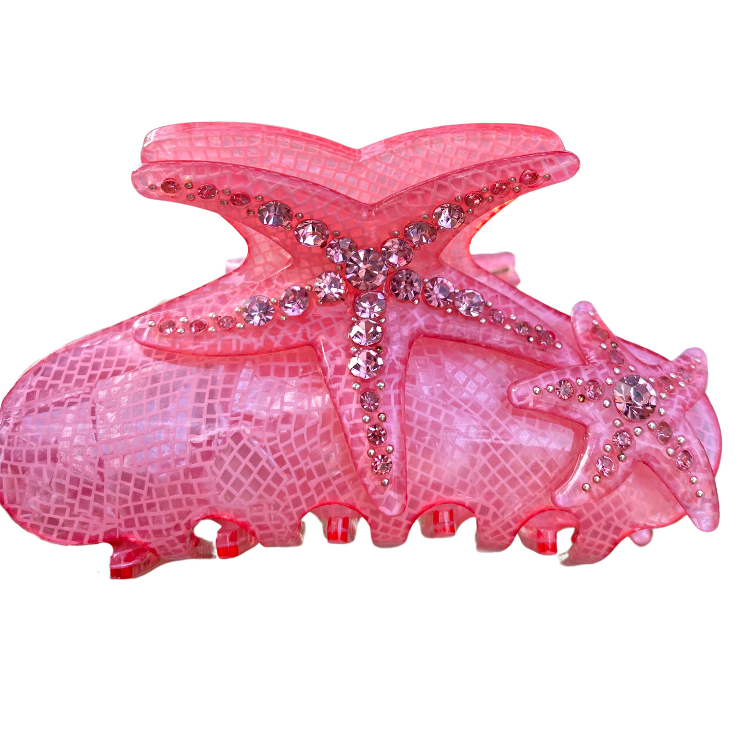 Starfish Claw Clip in Cotton Pink