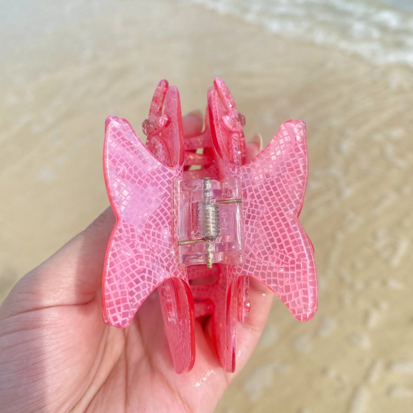 Starfish Claw Clip - Cotton Pink