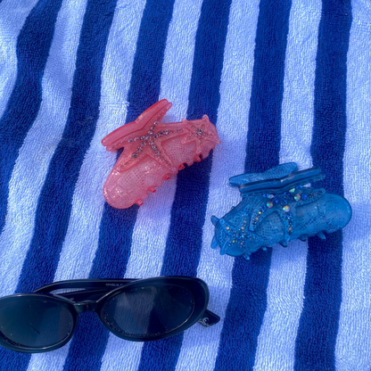 Bundle Starfish Claw Clip Blue and Pink